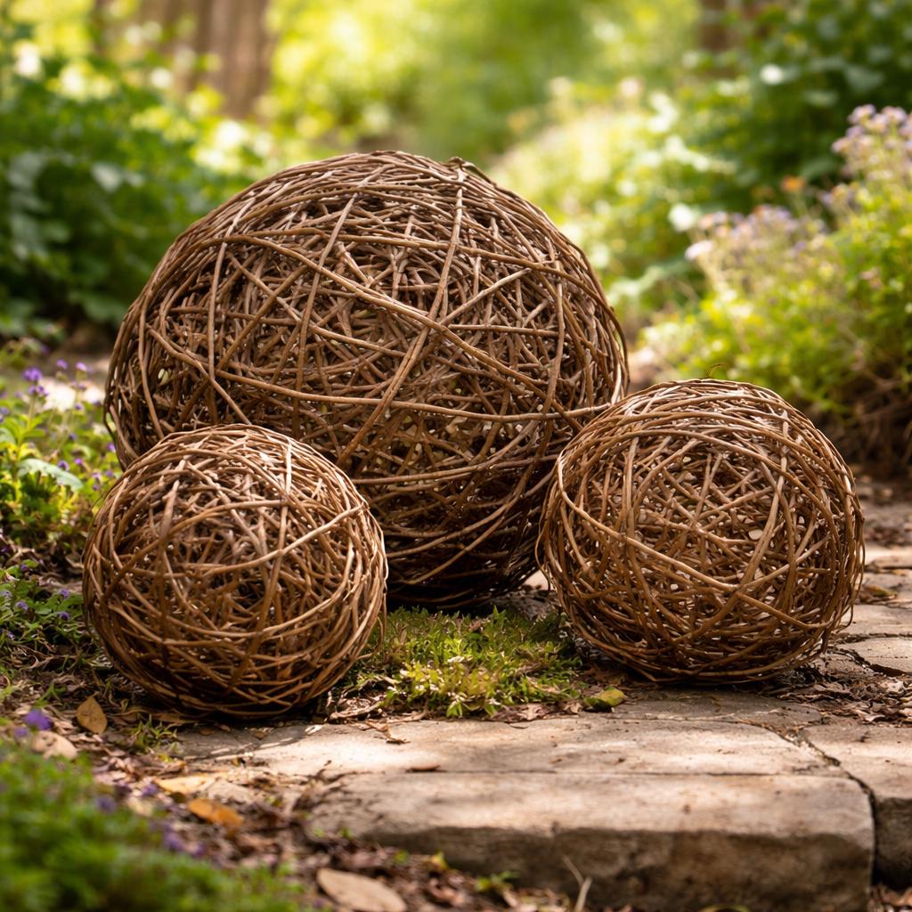 20 inch handwoven grapevine orb, large rustic chandelier