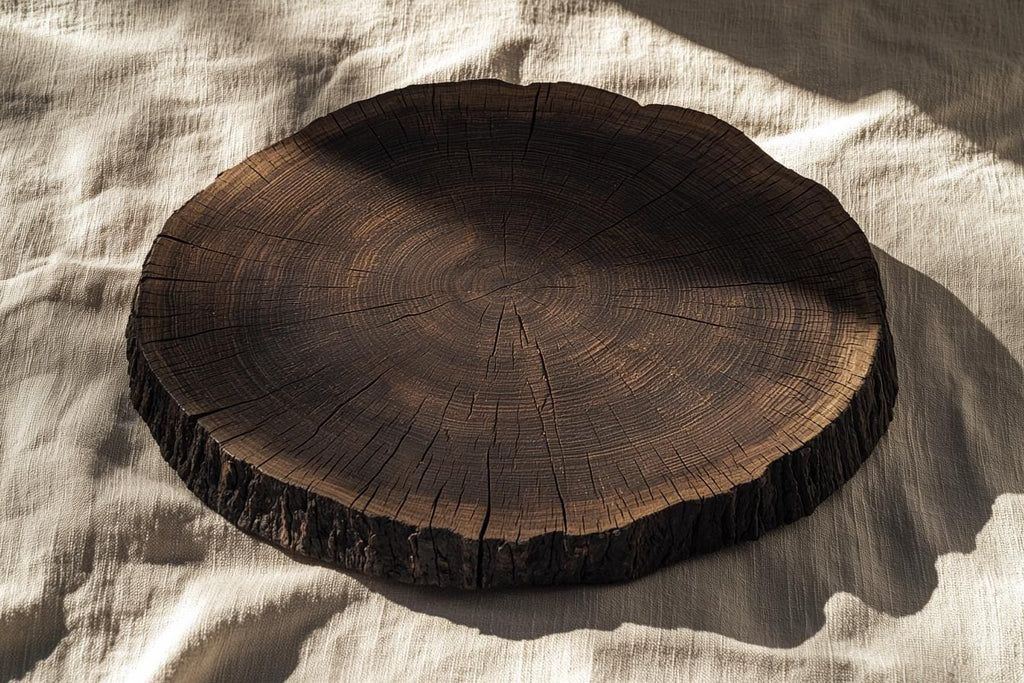 Black Walnut Wood Charger Plates – Hand-Hewn Appalachian Hardwood