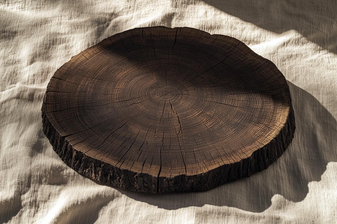 Black Walnut Wood Charger Plates – Hand-Hewn Appalachian Hardwood