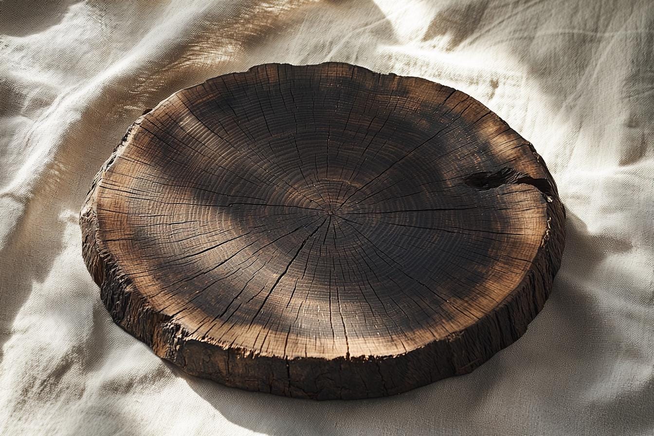 Black Walnut Wood Charger Plates – Hand-Hewn Appalachian Hardwood